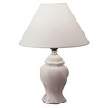 Ore International Ore International 606IV Ceramic Table Lamp - Ivory 606IV